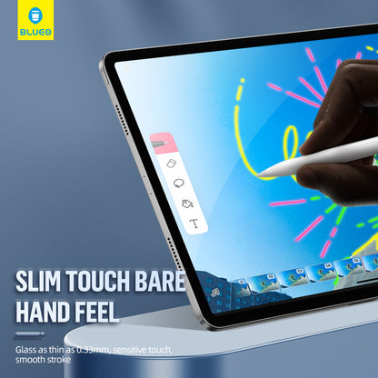 Blueo HD Applicator Pro Displayschutzfolie für Apple iPad (2025) / (2022), Gehärtetes Glas, Vollflächig Klebend