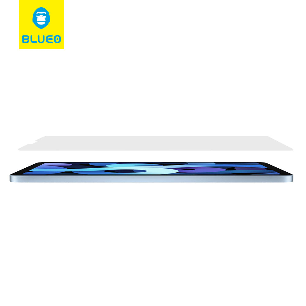 Blueo HD Displayschutzfolie für Apple iPad Air (2022) / Pro 11 (2021) / Air (2020) / Pro 11 (2020), gehärtetes Glas, Full Glue
