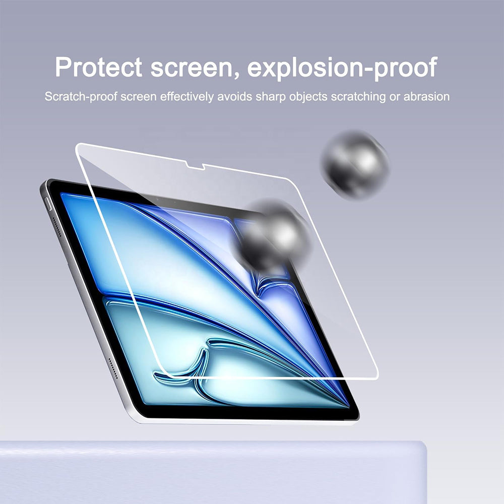 Blueo HD Displayschutzfolie für Apple iPad Air (2022) / Pro 11 (2021) / Air (2020) / Pro 11 (2020), gehärtetes Glas, Full Glue
