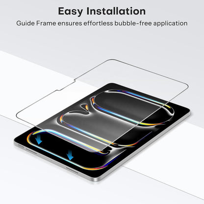 Blueo HD Displayschutzfolie für Apple iPad Air (2022) / Pro 11 (2021) / Air (2020) / Pro 11 (2020), gehärtetes Glas, Full Glue