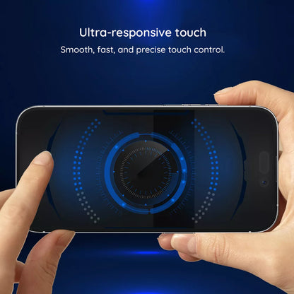 Blueo HD Displayschutzfolie für Samsung Galaxy A27 5G / A57 5G / A37 5G, gehärtetes Glas, Full Glue, 2.5D, Schwarz