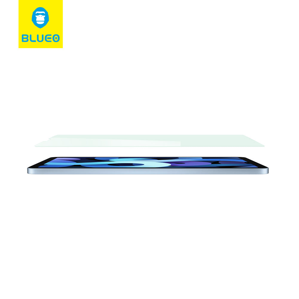 Blueo Displayschutzfolie für Apple iPad Air (2022) / Pro 11 (2021) / Air (2020) / Pro 11 (2020) / Pro 11 (2018), gehärtetes Glas, Full Glue
