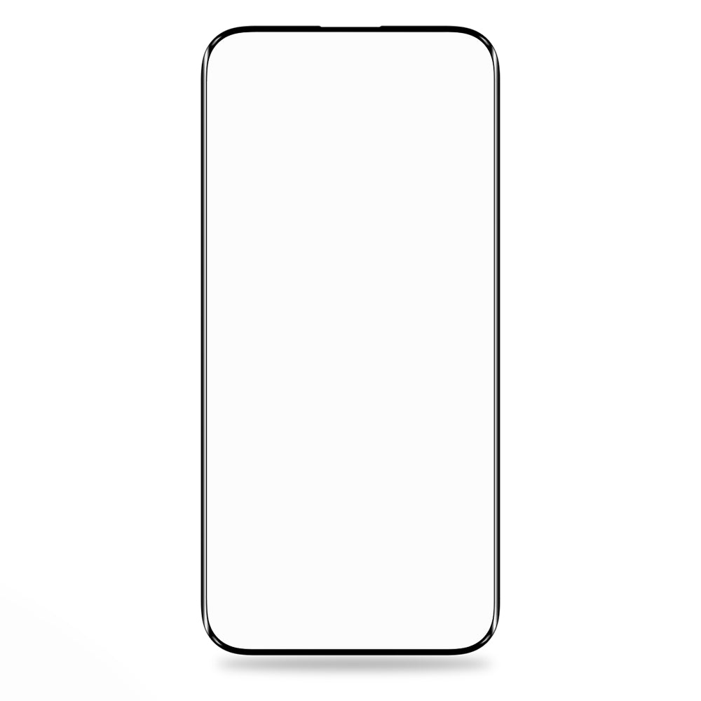 Blueo Silk HD Displayschutzfolie für Apple iPhone 14 Pro, gehärtetes Glas, Full Glue, 5er-Set, 2,5D, Schwarz