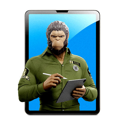 Blueo Spezial-Schreibschutzfolie für Apple iPad Pro 13 (2024), Kunststoff
