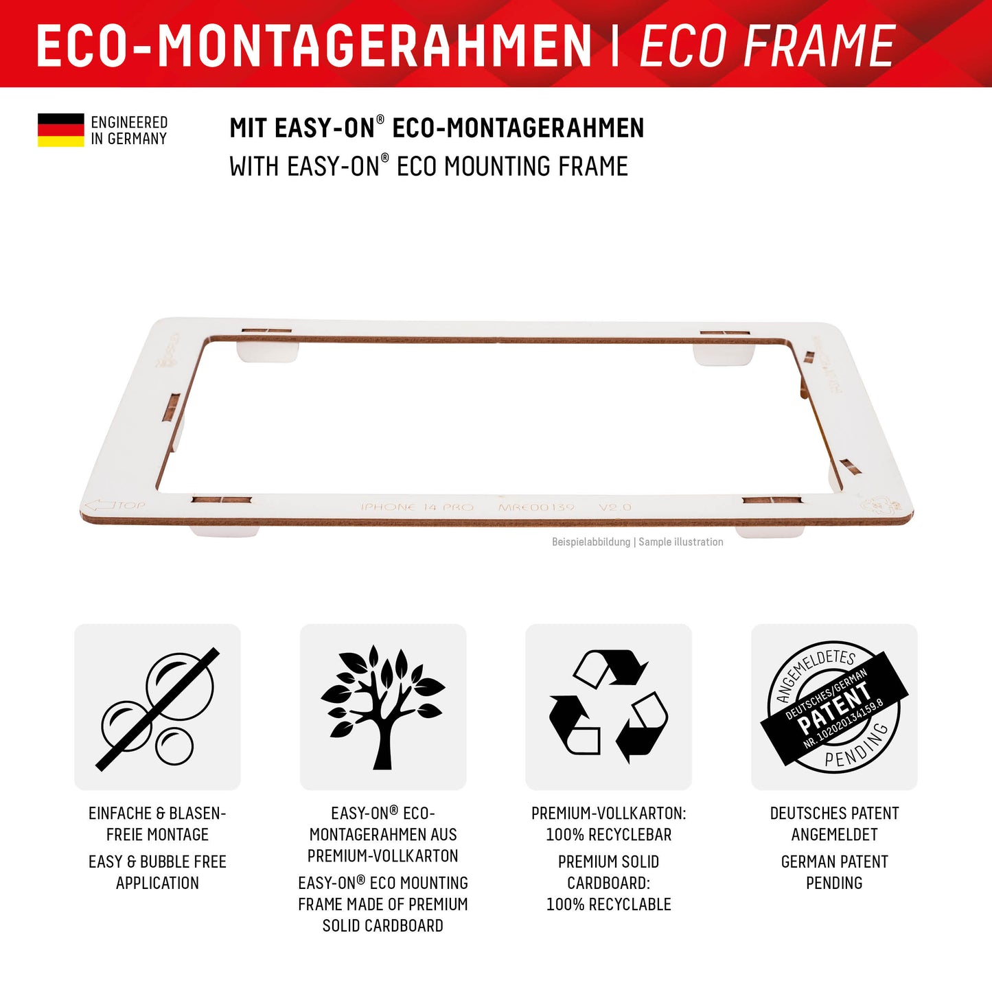 Schutzfolie Displex Real Glass für Google Pixel 8 Pro, gehärtetes Glas, Full Glue, 2D