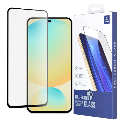 DUX DUCIS Displayschutzfolie für Samsung Galaxy S24 FE S721, gehärtetes Glas, Edge Glue, schwarz
