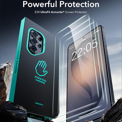 Schutzfolie ESR Armorite für Samsung Galaxy S26 Ultra, Gehärtetes Glas, Vollverklebung, Set mit 2 Stück