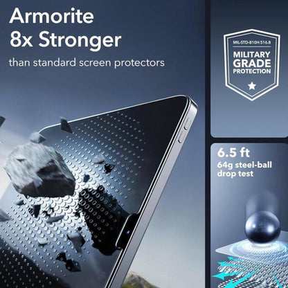 ESR Armorite UltraFit Screen Protector for Apple iPad Air 13 (2025) / Air 13 (2024), Tempered Glass, Full Glue, Set of 2 Pieces