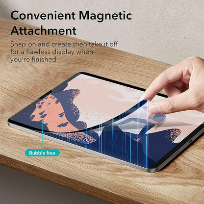 ESR Paper Feel Magnetic Screen Protector for Apple iPad Air 11 (2025) / Air 11 (2024), Plastic