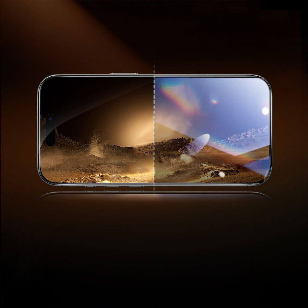 Schutzfolie ESR UltraFit Armorite Pro für Apple iPhone 17 Pro Max, gehärtetes Glas, Full Glue, Schwarz