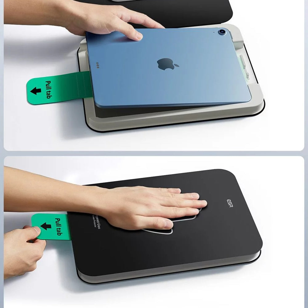 Schutzfolie ESR UltraFit für Apple iPad (2025) / (2022), gehärtetes Glas, Vollkleber, Set mit 2 Stück