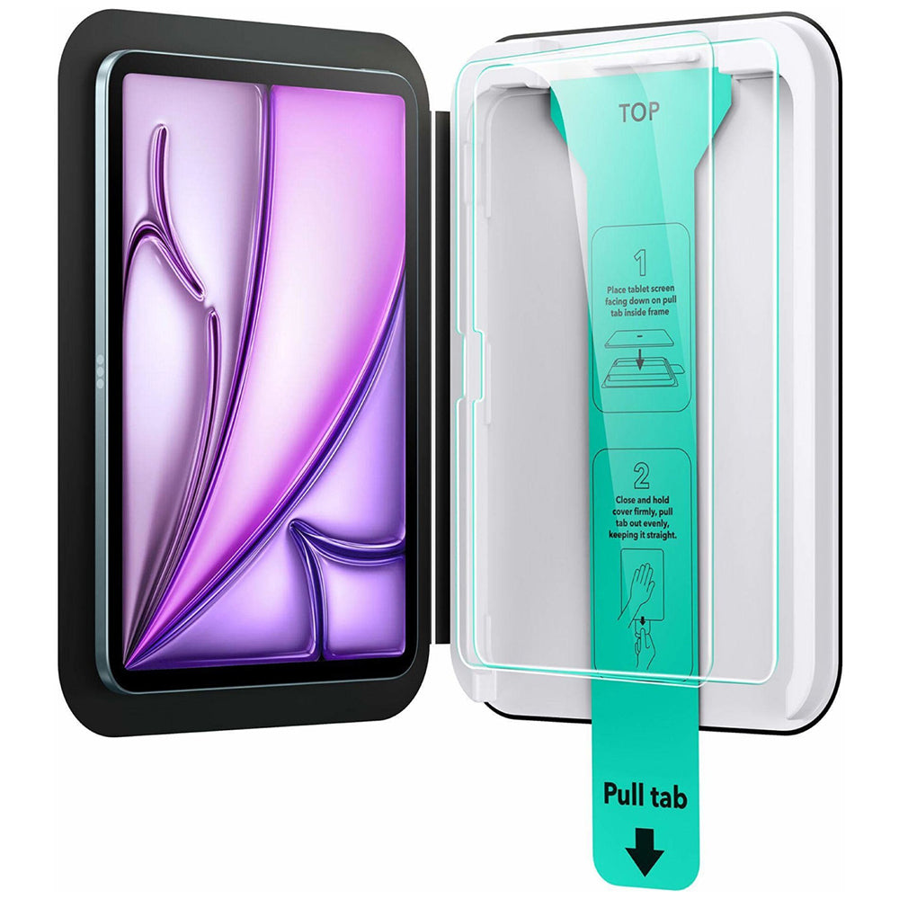 Schutzfolie ESR UltraFit für Apple iPad Pro 13 (2025) / Pro 13 (2024), Gehärtetes Glas, Vollverklebung, Set mit 2 Stück