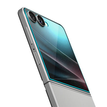 Schutzfolie Außenbildschirm Spigen GlastR EZ FIT für Samsung Galaxy Z Flip7 F766, Gehärtetes Glas, Vollkleber