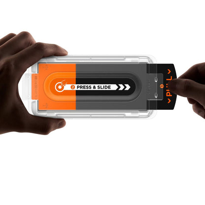 Schutzfolie Außenbildschirm Spigen GlastR EZ FIT Pro HD für Samsung Galaxy Z Fold7 F966, Gehärtetes Glas, Vollkleber AGL09580