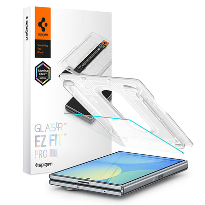 Spigen GlastR EZ FIT Pro HD Exterior Screen Protector for Samsung Galaxy Z Fold8 F971, Tempered Glass, Full Glue AGL11942