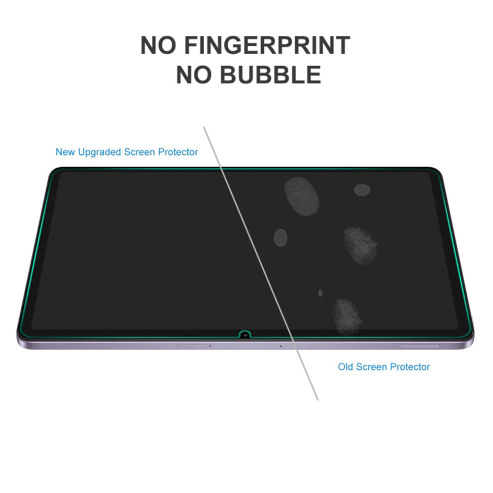 Lito Classic Displayschutzfolie für Samsung Galaxy Tab A11+ / Tab A9+, gehärtetes Glas, Full Glue, 2.5D