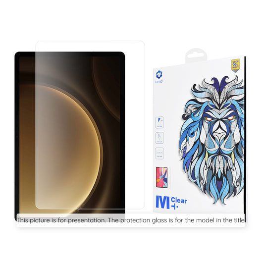 Lito Classic Displayschutzfolie für Samsung Galaxy Tab S10 Ultra / Tab S9 Ultra, gehärtetes Glas, Full Glue, 2.5D