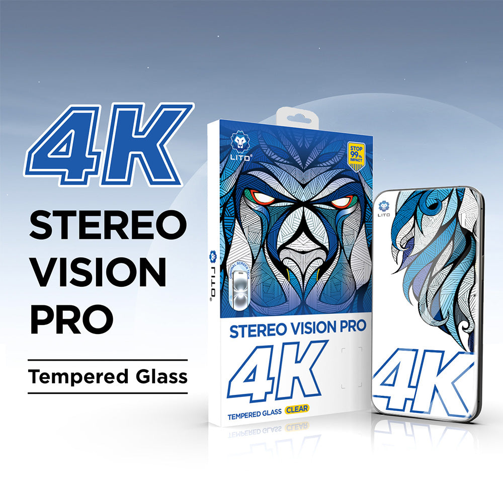 Schutzfolie Lito D+ Max 4K für Apple iPhone 17 Pro, Gehärtetes Glas, Vollverklebung, Schwarz