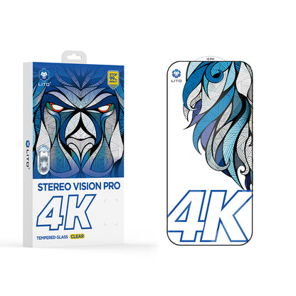 Schutzfolie Lito D+ Max 4K für Apple iPhone 17 Pro, Gehärtetes Glas, Vollverklebung, Schwarz