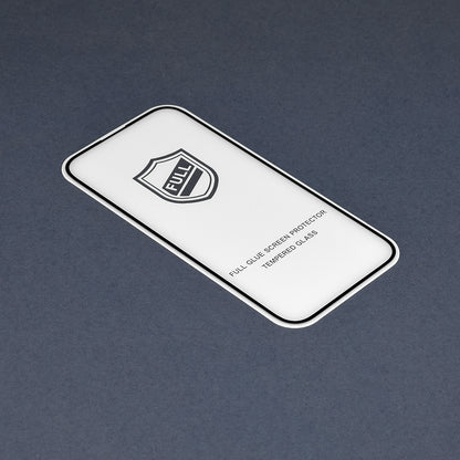 Lito Displayschutzfolie für Apple iPhone 15 Pro Max, gehärtetes Glas, Full Glue, 2.5D, Schwarz