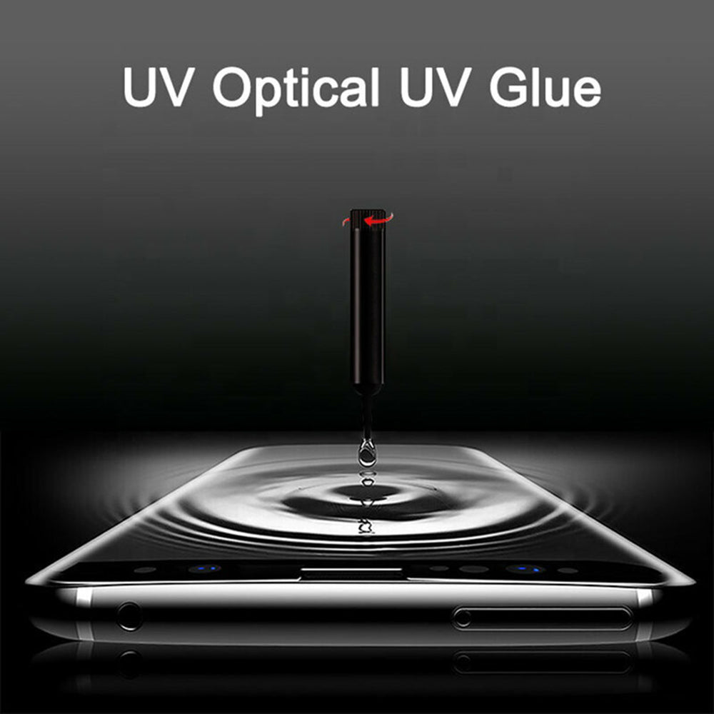 Lito Displayschutzfolie für Samsung Galaxy S23 Ultra S918, gehärtetes Glas, UV-Kleber, 3D