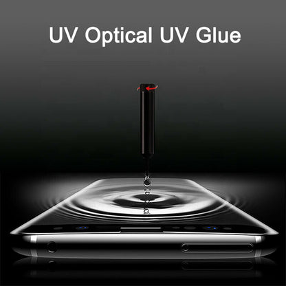 Lito Displayschutzfolie für Samsung Galaxy S23 Ultra S918, gehärtetes Glas, UV-Kleber, 3D