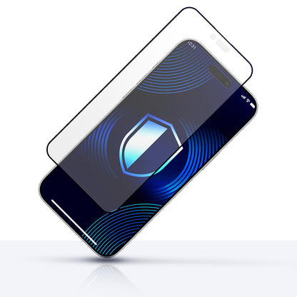 Schutzfolie Matte 3MK HardGlass Max für Apple iPhone 17 Air, Gehärtetes Glas, Vollverklebung, Schwarz