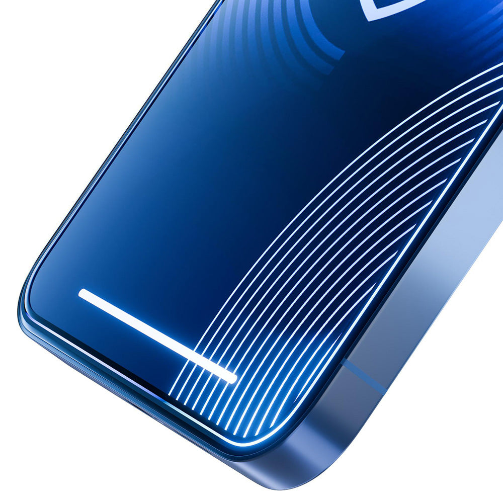 Schutzfolie Matte 3MK HardGlass Max für Apple iPhone 17 Pro Max, Gehärtetes Glas, Vollverklebung, Schwarz