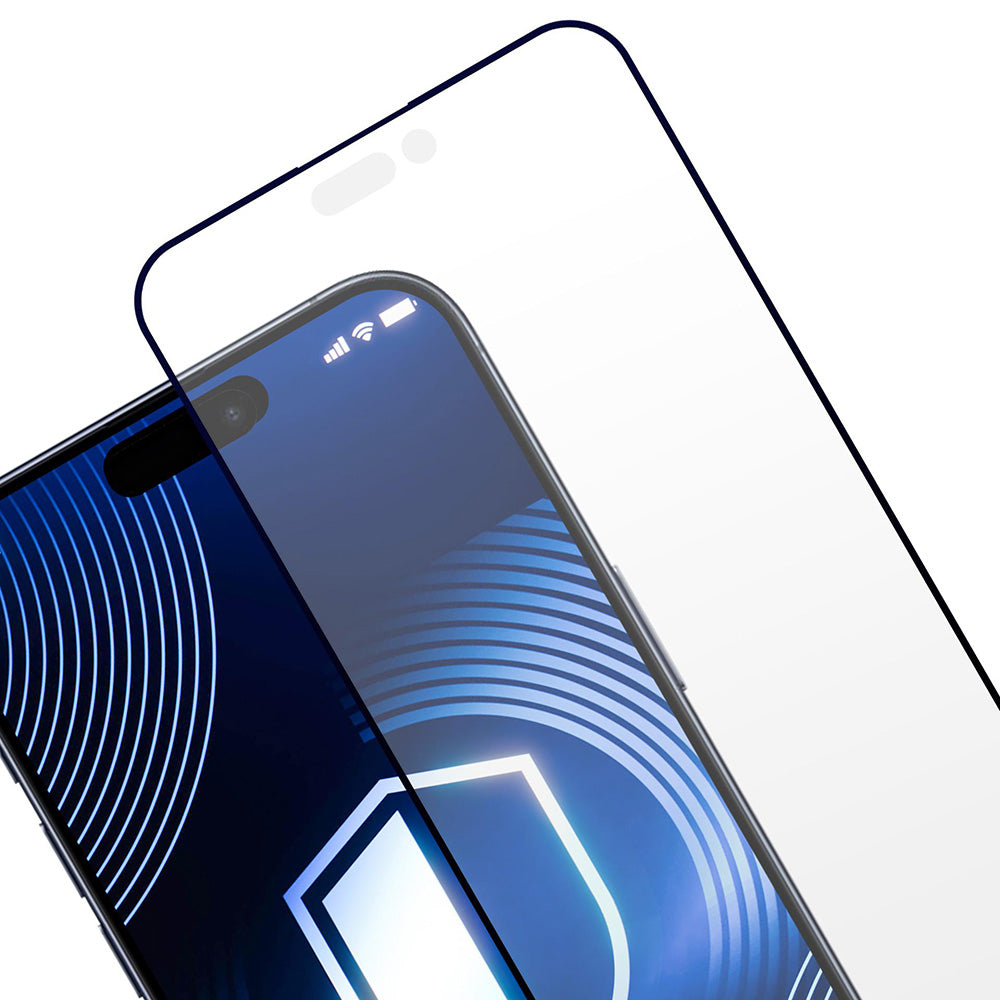 Schutzfolie Matte 3MK HardGlass Max für Apple iPhone 17 Pro Max, Gehärtetes Glas, Vollverklebung, Schwarz