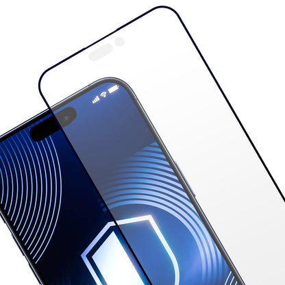 Schutzfolie Matte 3MK HardGlass Max für Apple iPhone 17 Pro Max, Gehärtetes Glas, Vollverklebung, Schwarz