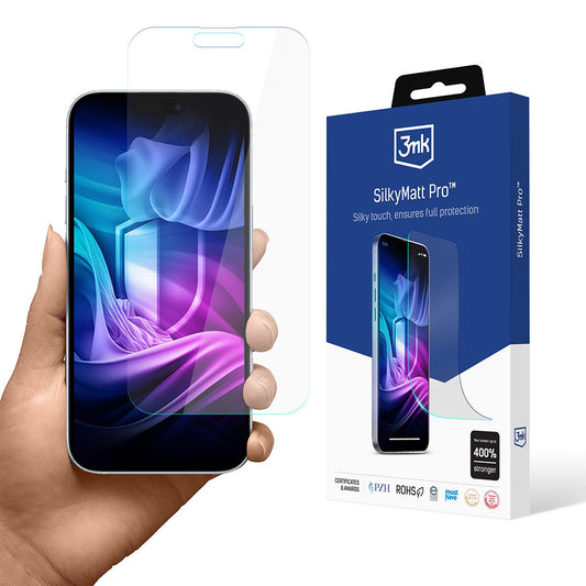 Matte Screen Protector 3MK Silky Pro for Apple iPhone 17 Pro Max, Plastic