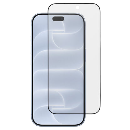 Blueo Matte Anti-Reflex-Schutzfolie mit Applikator Pro für Apple iPhone 18 Pro, gehärtetes Glas, Full Glue, Schwarz