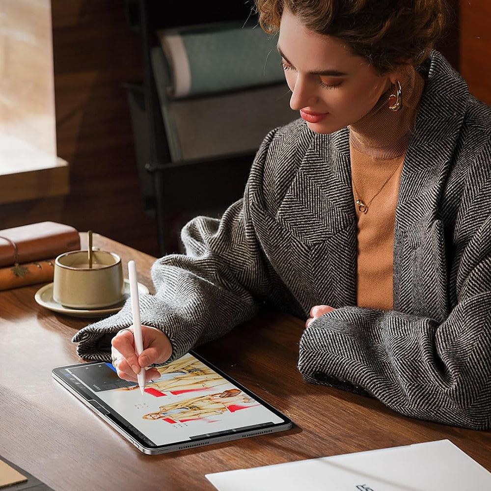 Schutzfolie Ecran Matte ESR Paper Feel für Apple iPad Pro 13 (2024), Kunststoff, Set 2 Stück