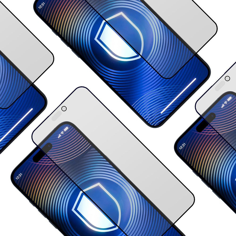 Schutzfolie Matte Privacy 3MK HardGlass Max für Apple iPhone 17 Pro, Gehärtetes Glas, Vollverklebung