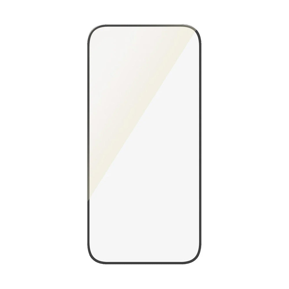 Schutzfolie PanzerGlass Ultra-Wide Fit EyeCare für Apple iPhone 16 / 15, gehärtetes Glas, Full Glue, Schwarz