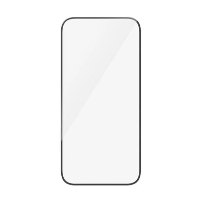 Schutzfolie PanzerGlass Ultra-Wide Fit für Apple iPhone 16 Plus / 15 Plus, gehärtetes Glas, Full Glue, Schwarz