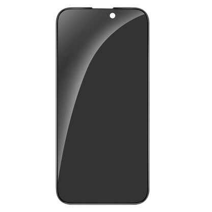 Privacy-Schutzfolie Anank 2X Verstärkt für Apple iPhone 15, Sicherheitsglas, Vollkleber, 2.5D