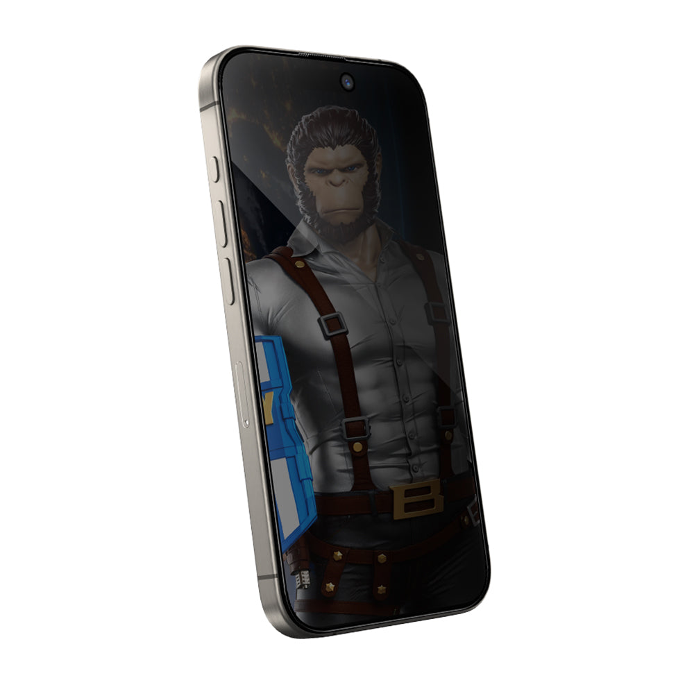 Privacy-Schutzfolie Blueo Anti-Peep für Apple iPhone 12 / 12 Pro, gehärtetes Glas, Vollkleber