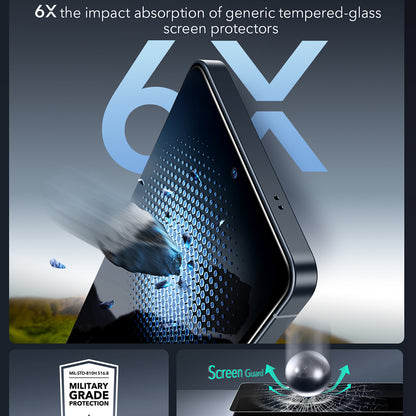 Schutzfolie Ecran Privacy ESR Armorite für Samsung Galaxy S26 Ultra, Gehärtetes Glas, Vollverklebung