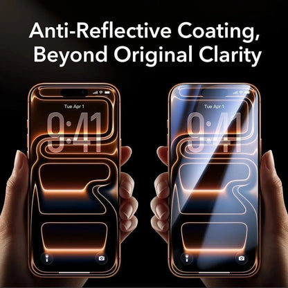 Privacy-Schutzfolie ESR Armorite Pro UltraFit für Apple iPhone 18 Pro, gehärtetes Glas, Full Glue, 3er-Set