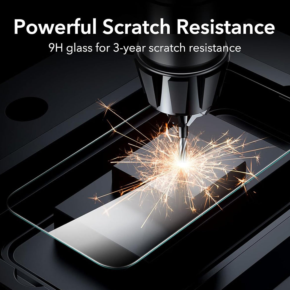 Schutzfolie Ecran Privacy ESR für Apple iPhone 17 Pro Max, gehärtetes Glas, Full Glue, Set 3 Stück