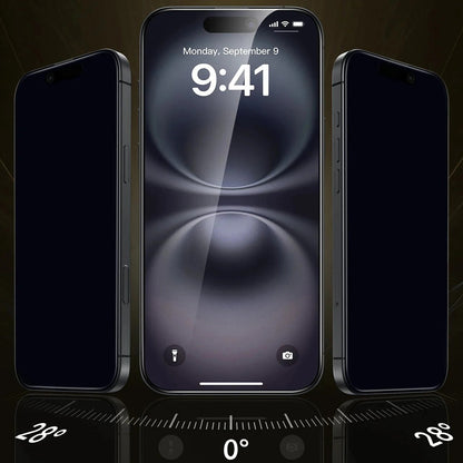 Schutzfolie Ecran Privacy ESR UltraFit Armorite Pro für Apple iPhone 17 Pro, Gehärtetes Glas, Full Glue, Set 3 Stück