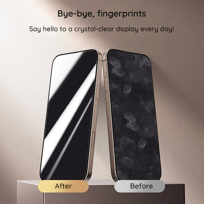 Schutzfolie Privacy Guess für Apple iPhone 16 Pro Max, Gehärtetes Glas, Vollverklebung, 2.5D, GUTGP16XBOKGCIP