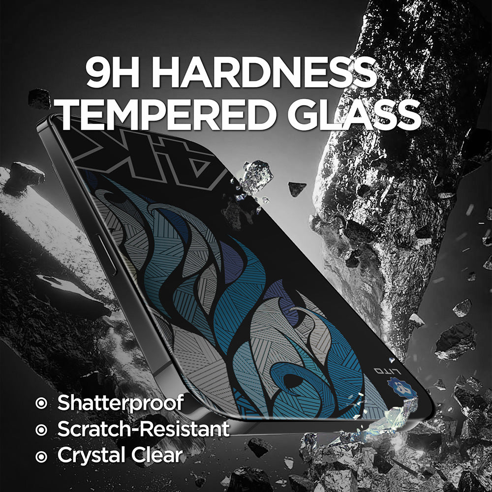 Privacy Screen Protector Lito D+ Max 4K for Apple iPhone 17 / 16 Pro, Tempered Glass, Full Glue