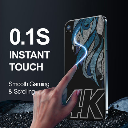 Schutzfolie Privacy Lito D+ Max 4K für Apple iPhone 17 Pro Max, Gehärtetes Glas, Vollverklebung
