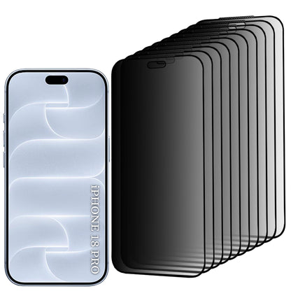 Lito HD Pro Privacy-Displayschutzfolie für Apple iPhone 18 Pro, gehärtetes Glas, vollflächig klebend, 10er-Set