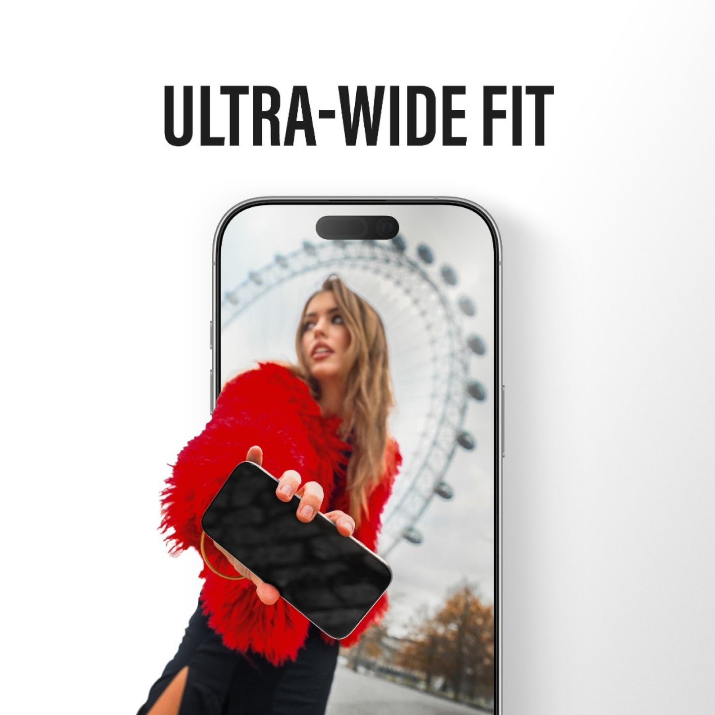 Schutzfolie Privacy PanzerGlass Ultra-Wide Fit 2-Way EasyAligner für Apple iPhone 17 / 16 Pro, Gehärtetes Glas, Vollverklebung