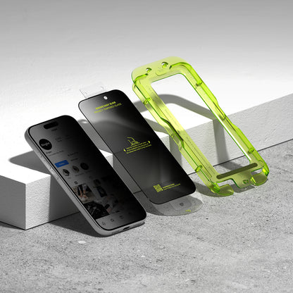 Privacy-Schutzfolie Ringke Easy Slide für Apple iPhone 18 Pro Max, gehärtetes Glas, Full Glue, 2er-Set
