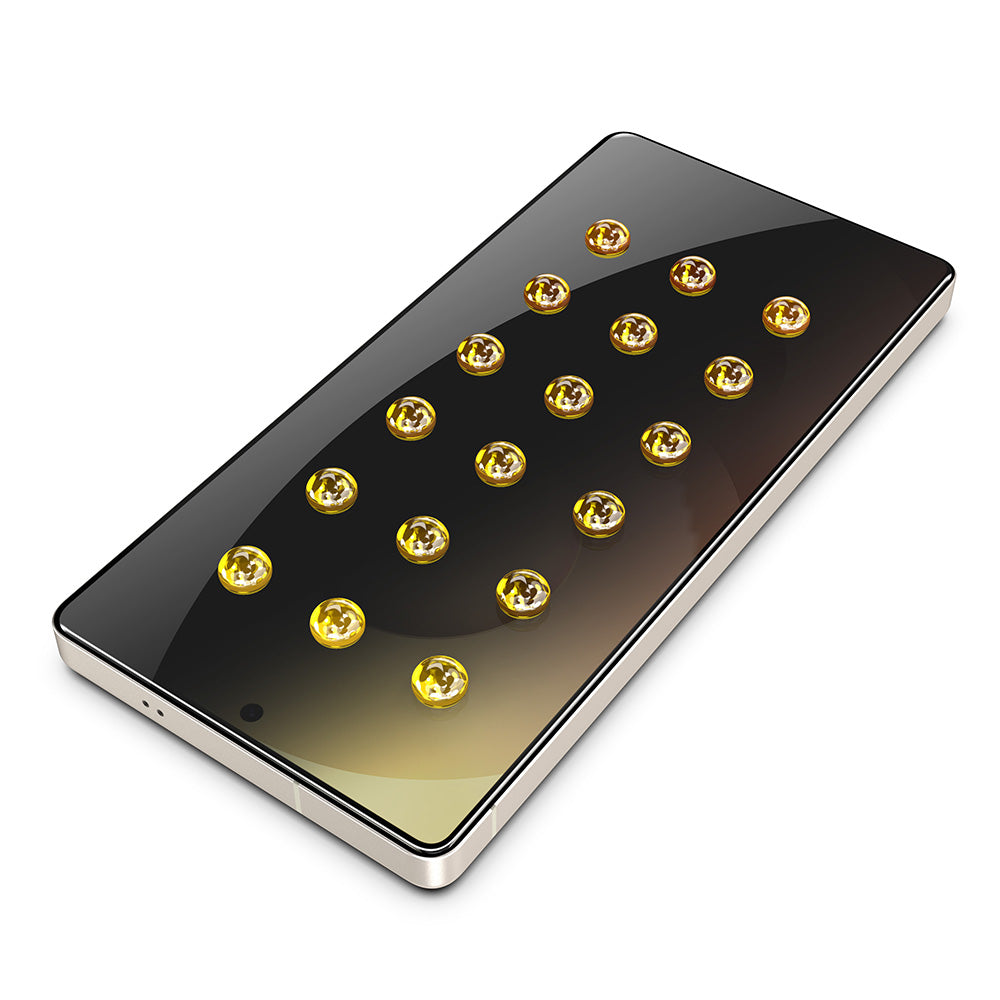 Privacy-Schutzfolie Techsuit TitanGlass CrystalHD für Samsung Galaxy A17 5G / A16 5G A166, Sicherheitsglas, Vollkleber