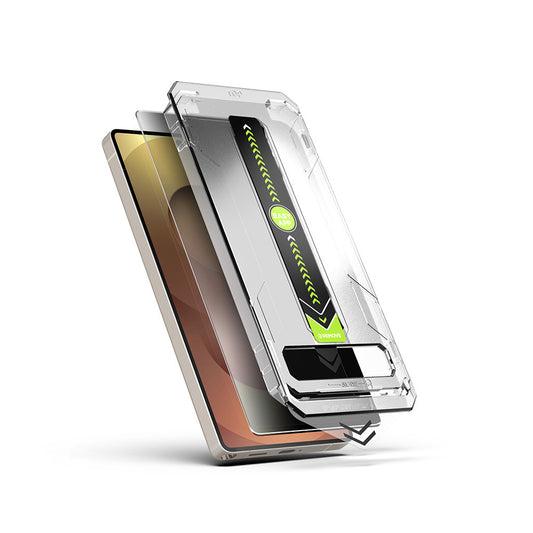 Schutzfolie Privacy Techsuit TitanGlass CrystalHD für Samsung Galaxy S26 Ultra, gehärtetes Glas, Full Glue